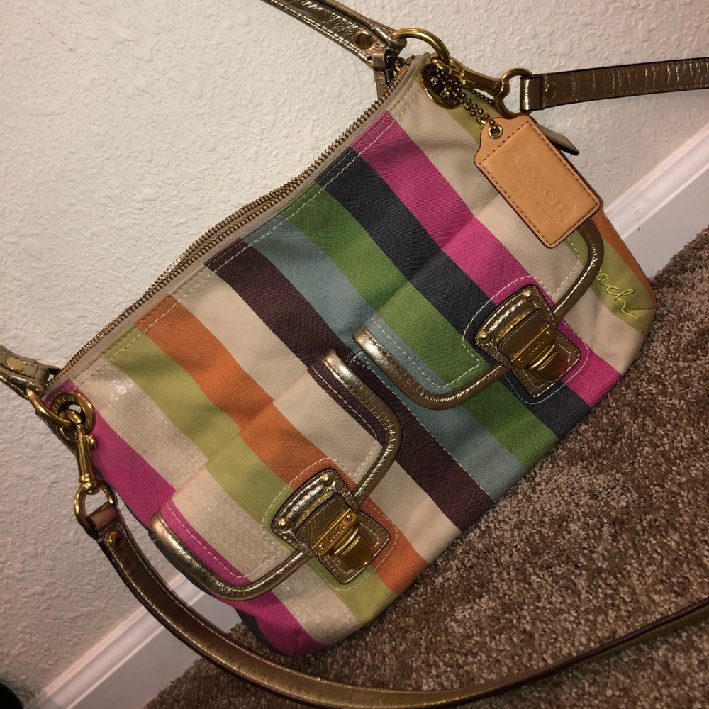 Coach Multicolored Designer Purse